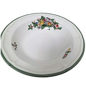 International China Company Tradition Stoneware Christmas Holiday Serving‎ Bowl